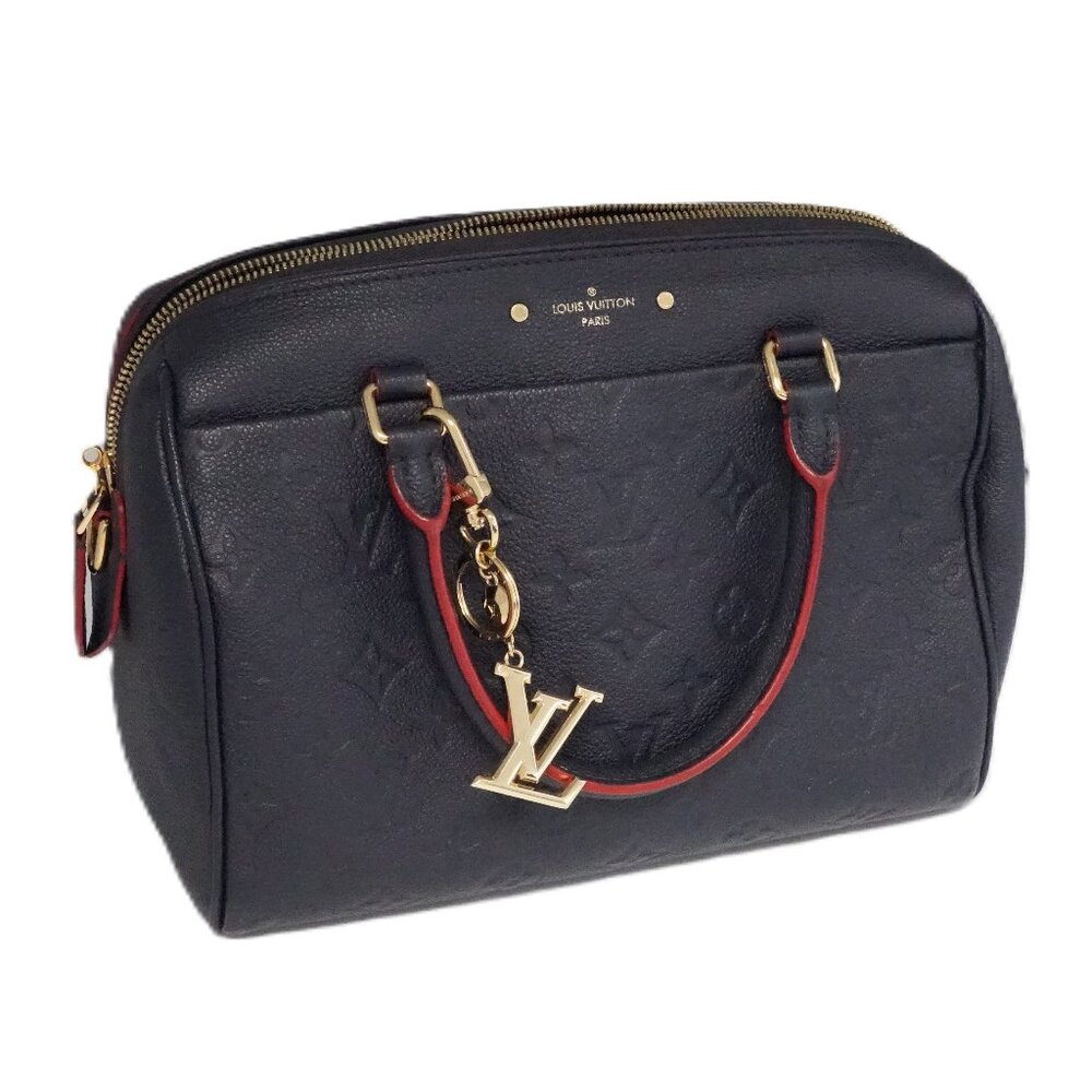 Louis Vuitton Speedy 25 Bandouliere Marine Rouge